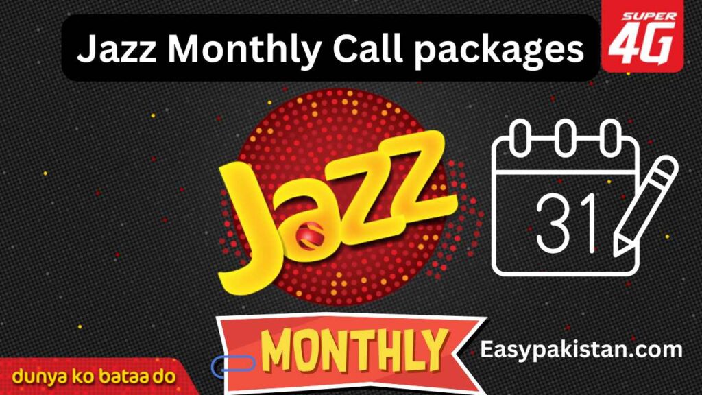 Jazz Monthly Call packages