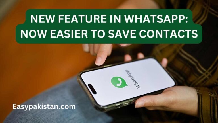 NEW FEATURE IN WHATSAPP: NOW EASIER TO SAVE CONTACTS