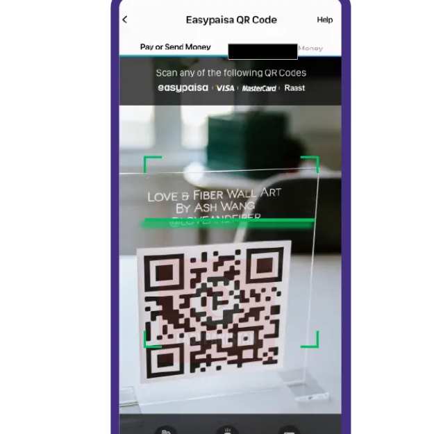 create easypaisa account qr