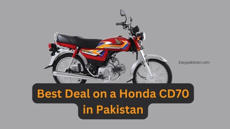 Best Deal on a Honda CD70 in Pakistan